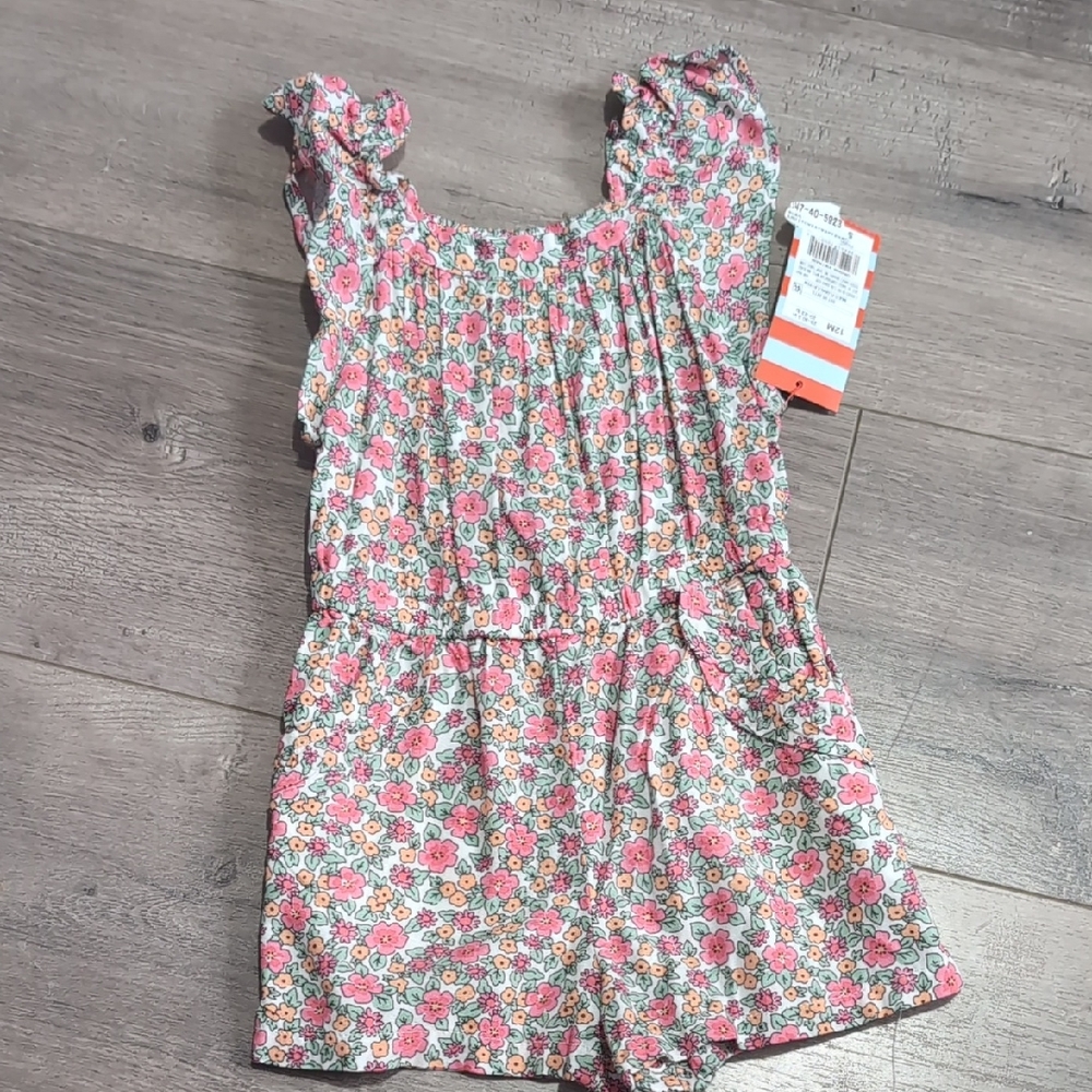 Floral Kids Romper